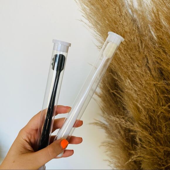 NEW NANO Instagram Black White Soft Bristle Toothbrush Sensitive Teeth Set 2 - Picture 1 of 5